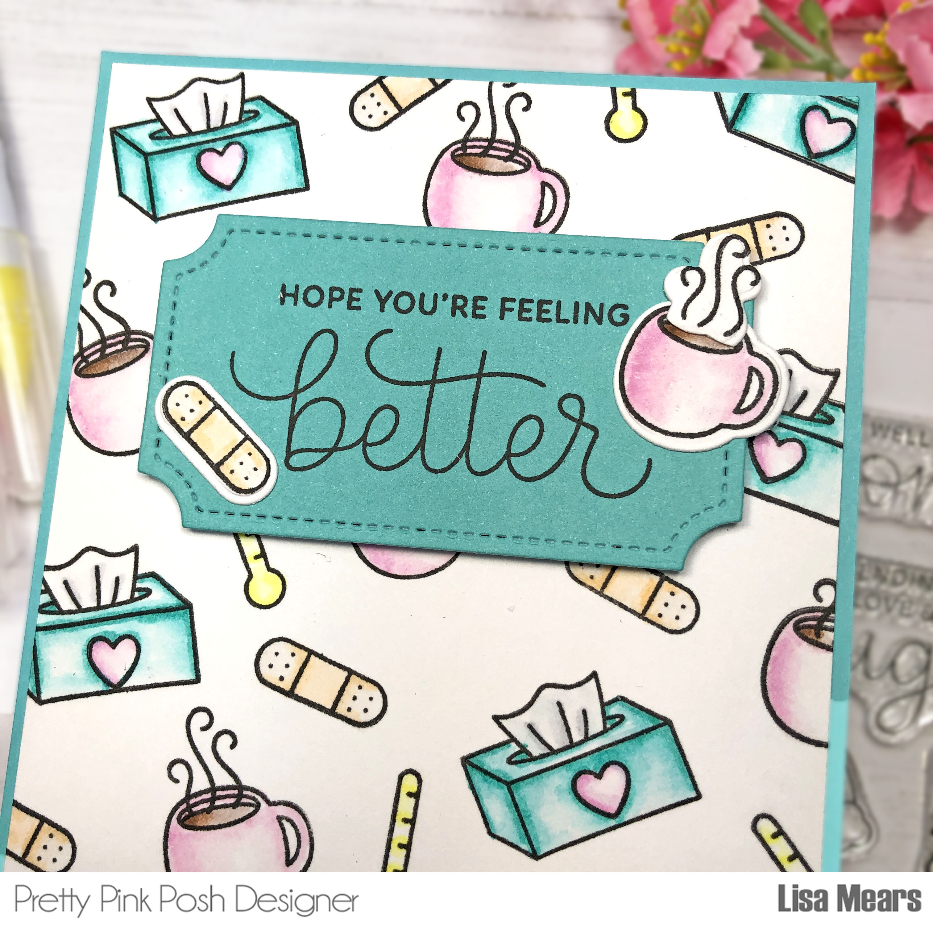 Get Well Soon Cards | Pretty Pink Posh – Lisa Mears Designs