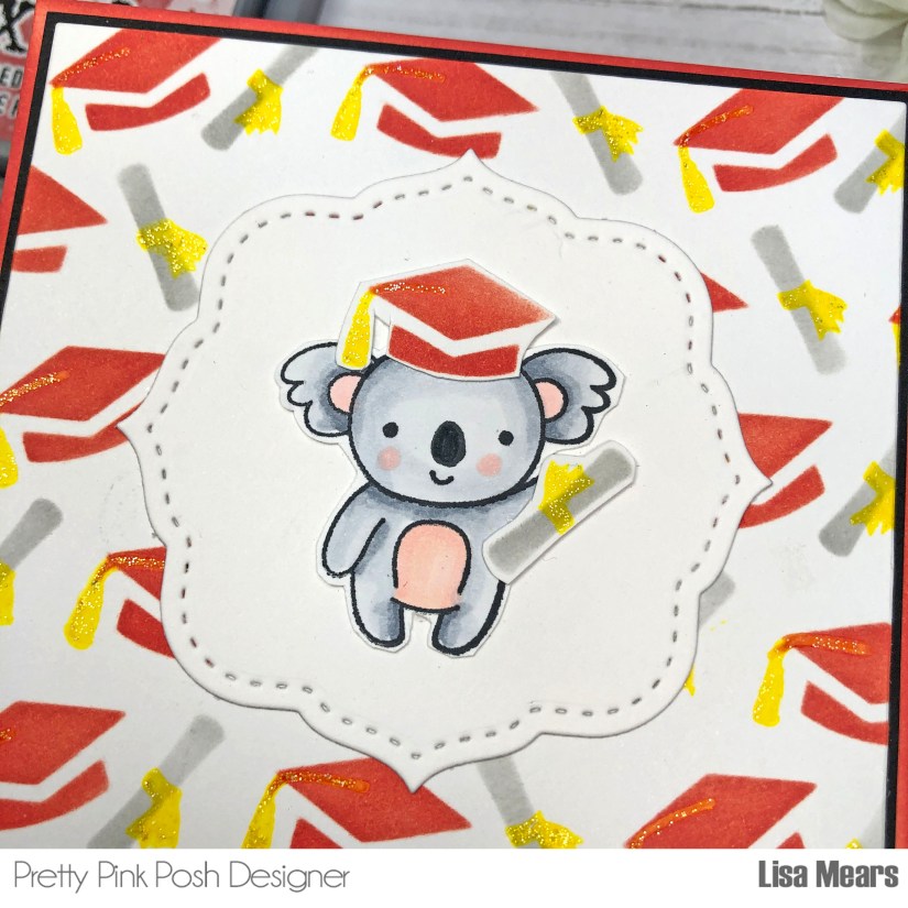 Layered Graduation Stencil - Pretty Pink Posh