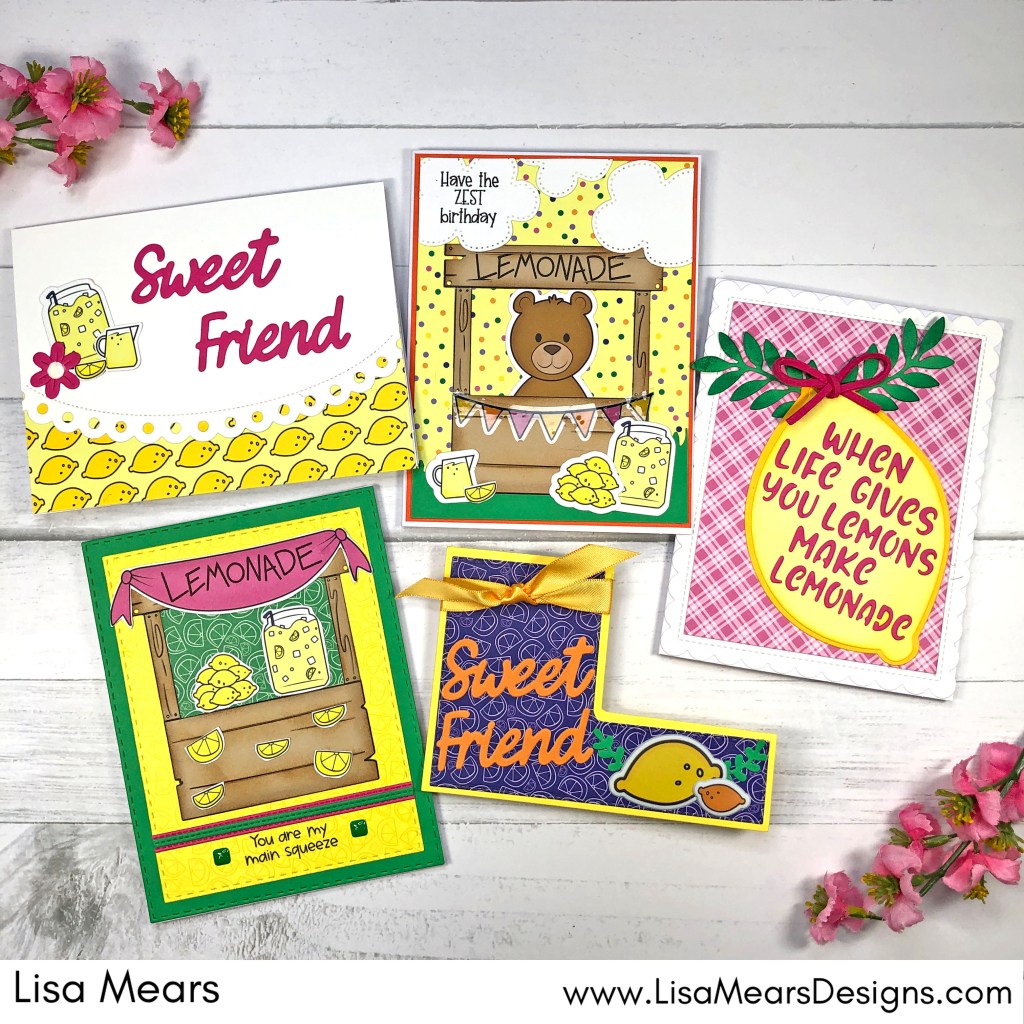 The Stamps of Life April 2023 Card Kit - Lemonade Stand L