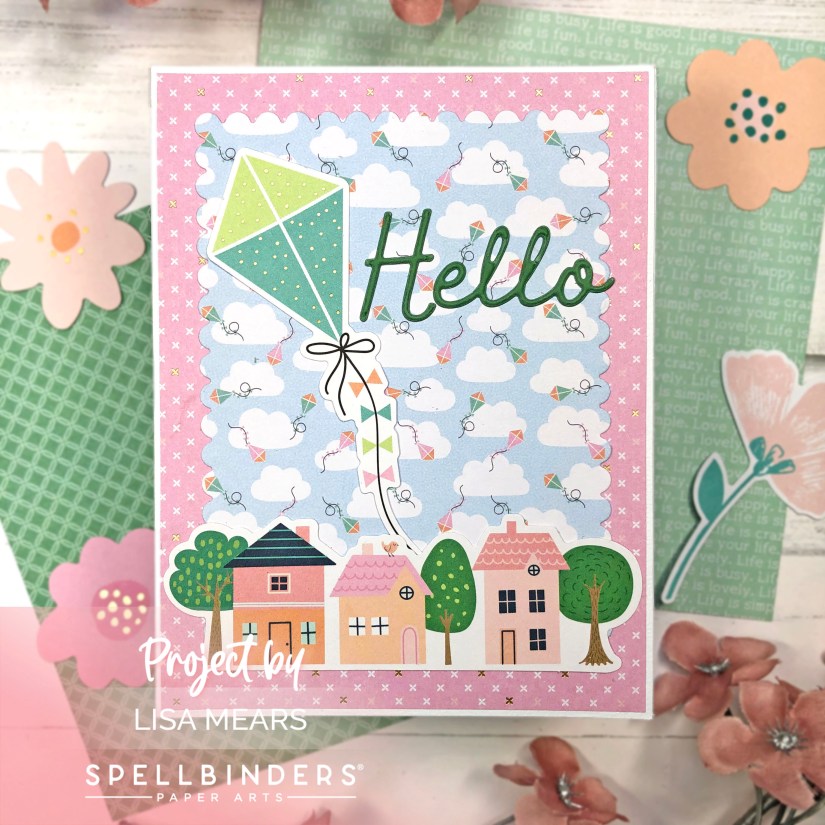 Spellbinders Card Kit – May 2023 – Spreading Happiness – 5 Cards – Lisa ...