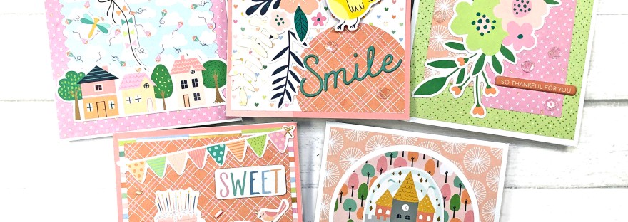 Spellbinders May 2023 Card Kit Spreading Happiness