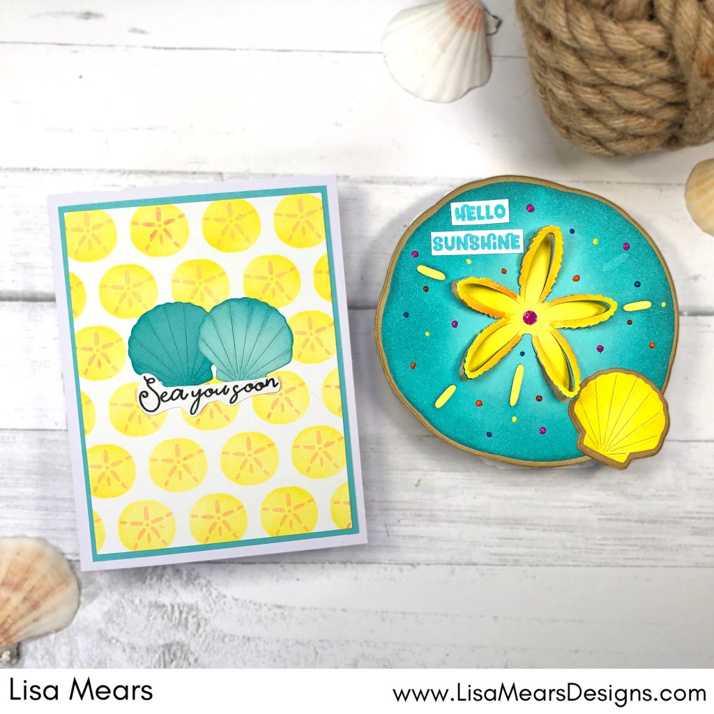 The Stamps of Life Fold-it Club June 2023 - Sand Dollar Fold it