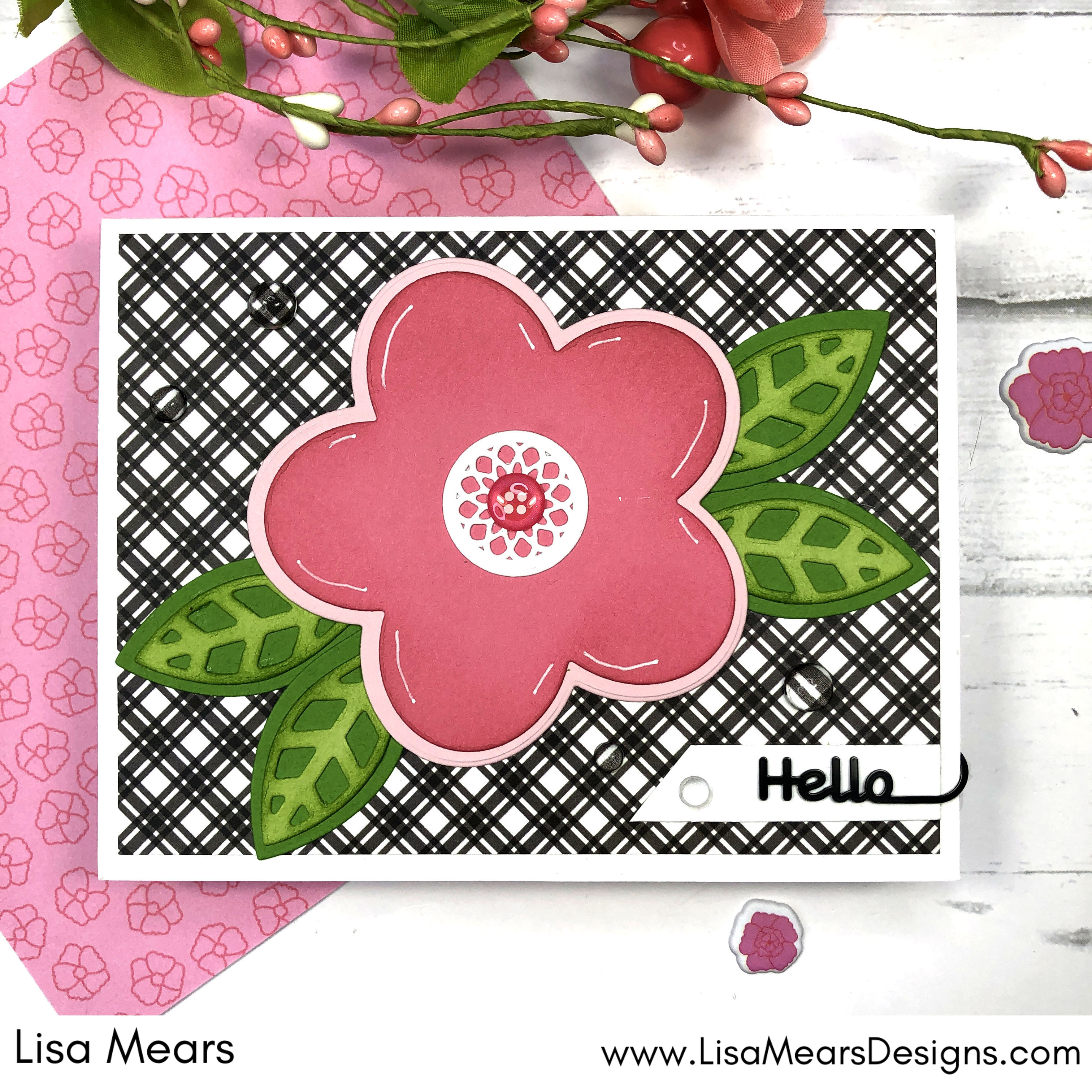 The Stamps of Life May 2023 Card Kit - So Kind Collection - Posies2Stamp - Handmade Card with Flowers