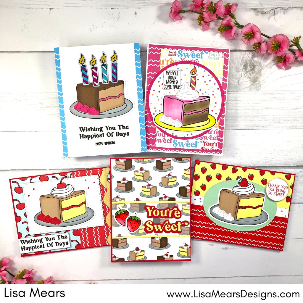 The Stamps of Life June 2023 Card Kit - You're Sweet Collection - Birthday Cards