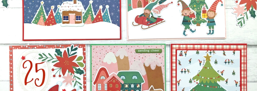 Spellbinders October 2023 Card Kit - Feeling Festive - Christmas Card kit