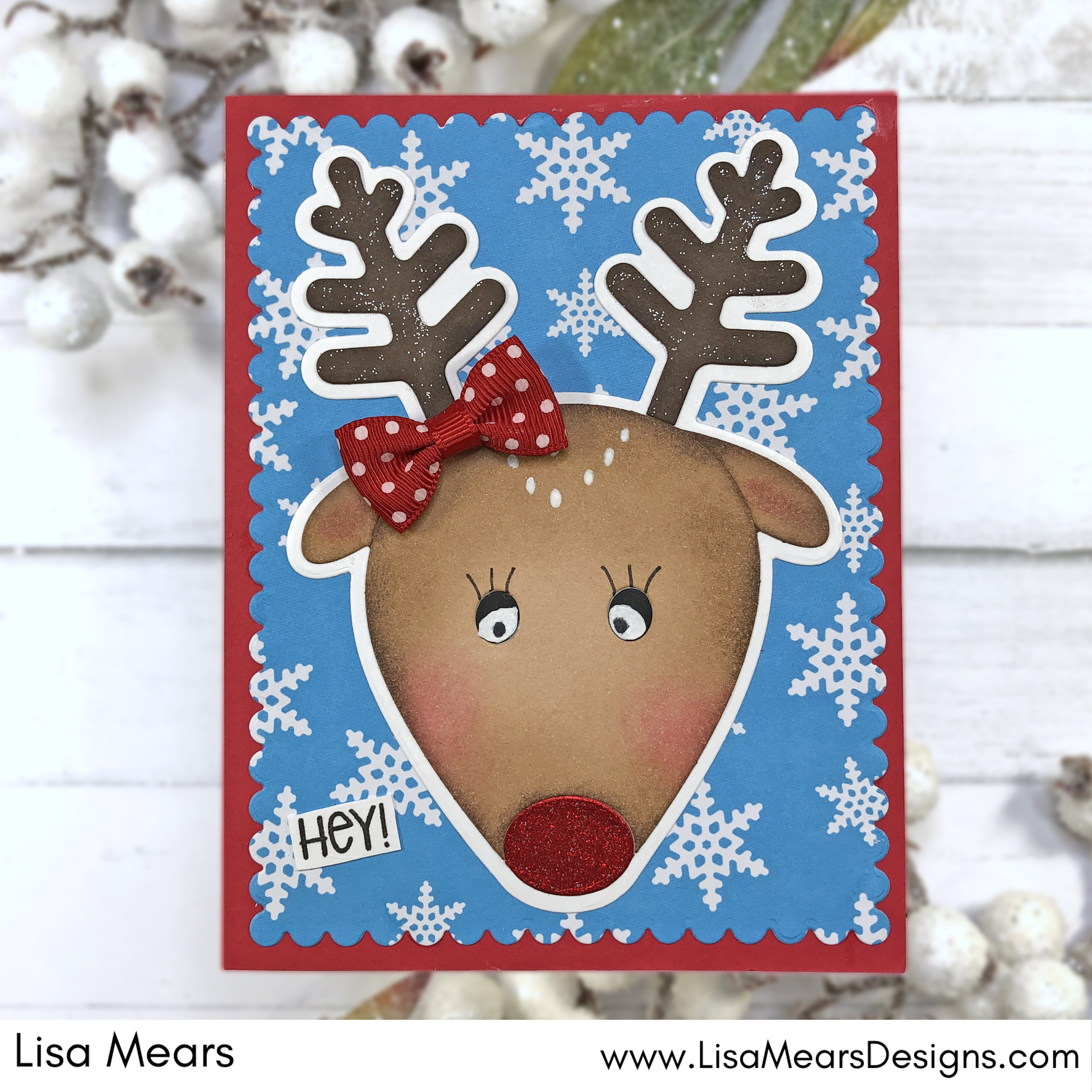 The Stamps of Life October 2023 Card Kit - Reindeer Card