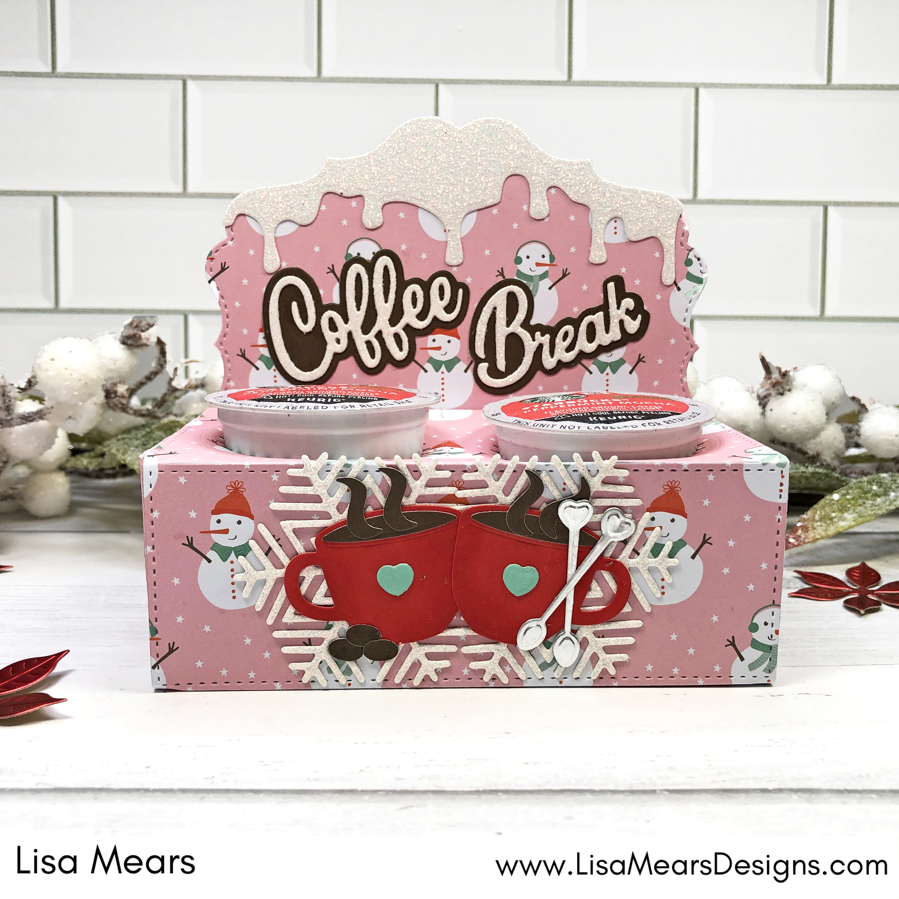 K-Cup Gift Box - Coffee Gift Box - Scrap Diva Designs