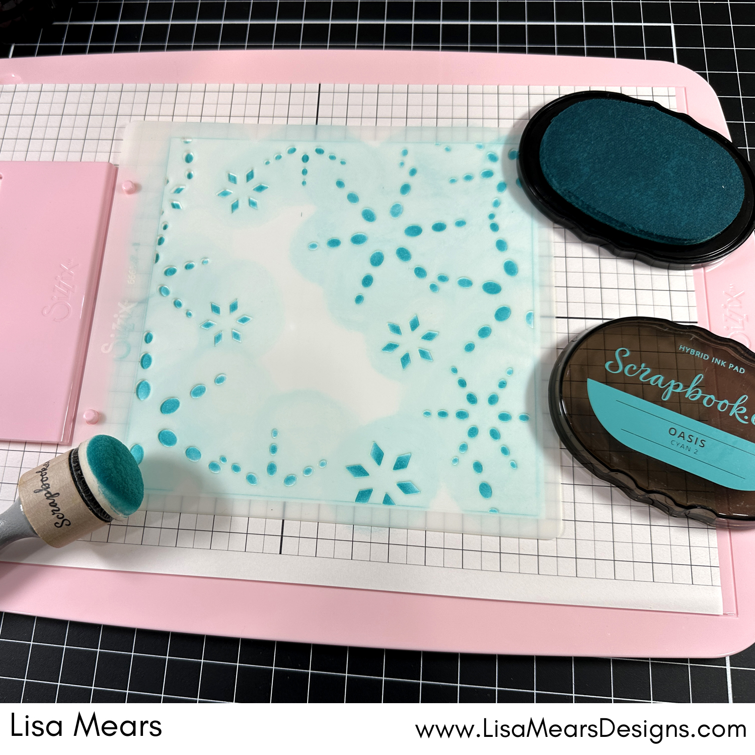 Sizzix Stamp and Stencil Tool Cherry Blossom - Layered Stencils and Stamps