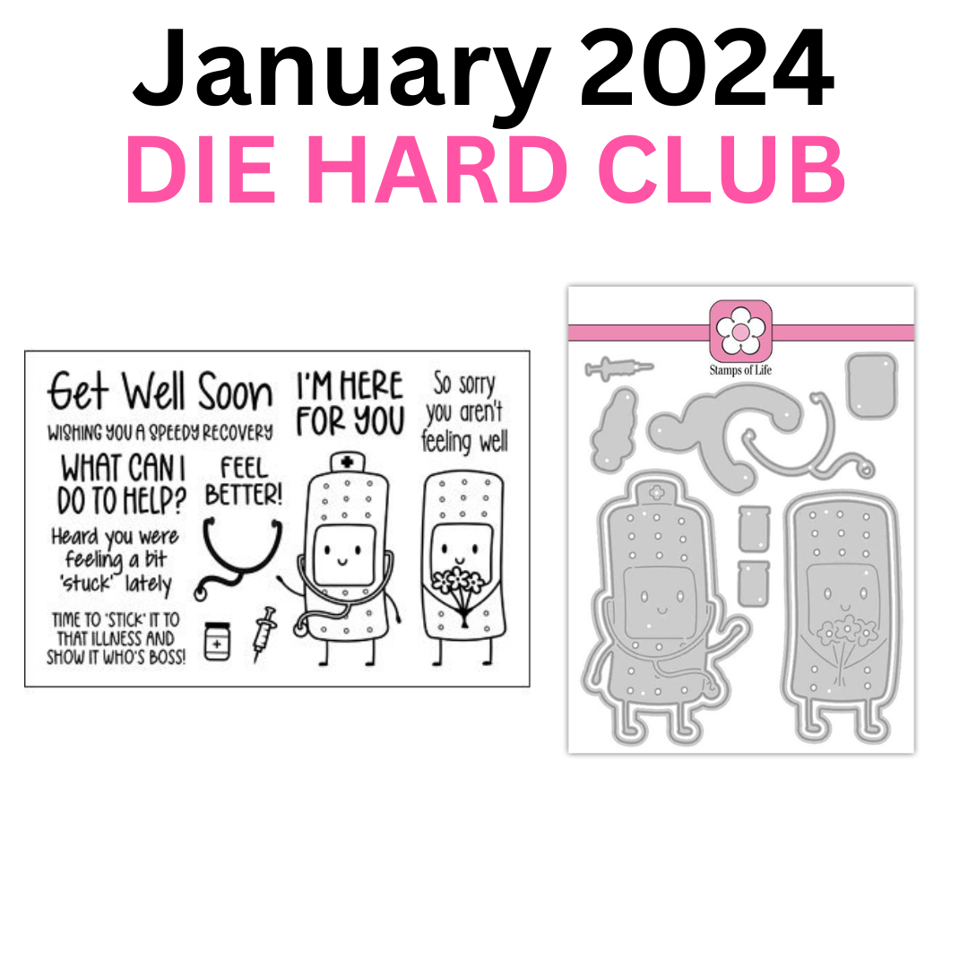 The Stamps of Life January 2024 Stamp Club - Get Well Bandages