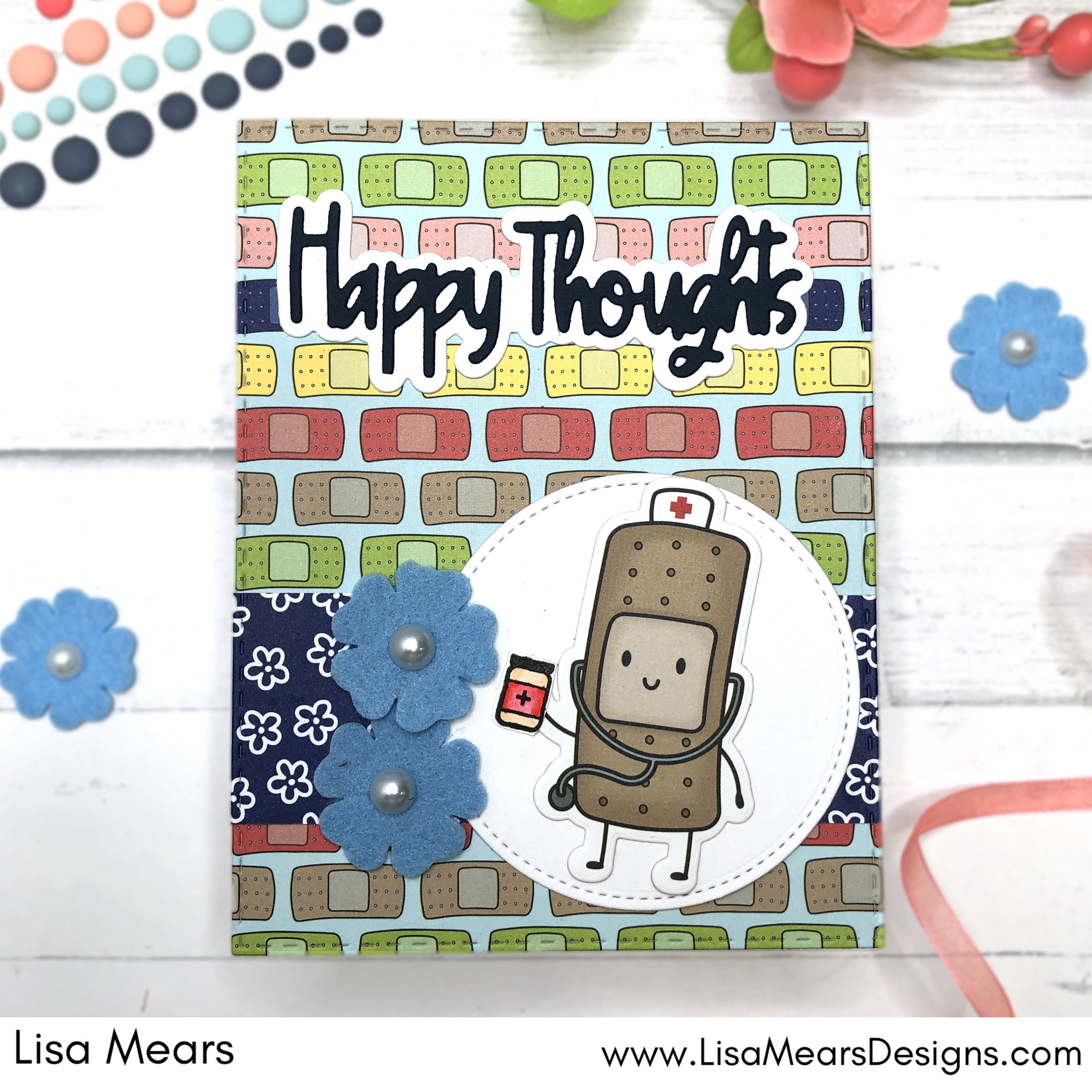 The Stamps of Life January 2024 Card Kit - Happy Thoughts - Get Well Cards