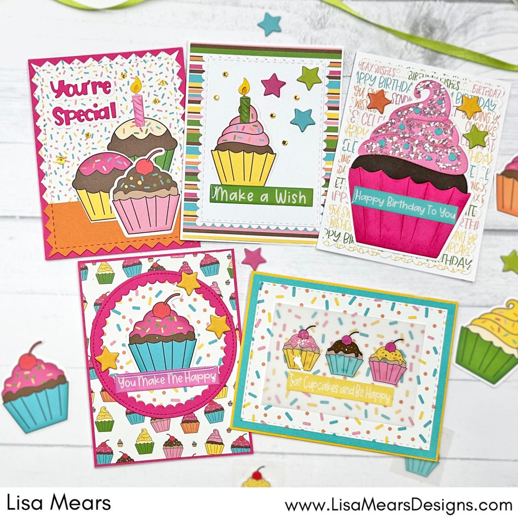 The Stamps of Life April 2024 Card Kit - Cupcake Delight - So Special