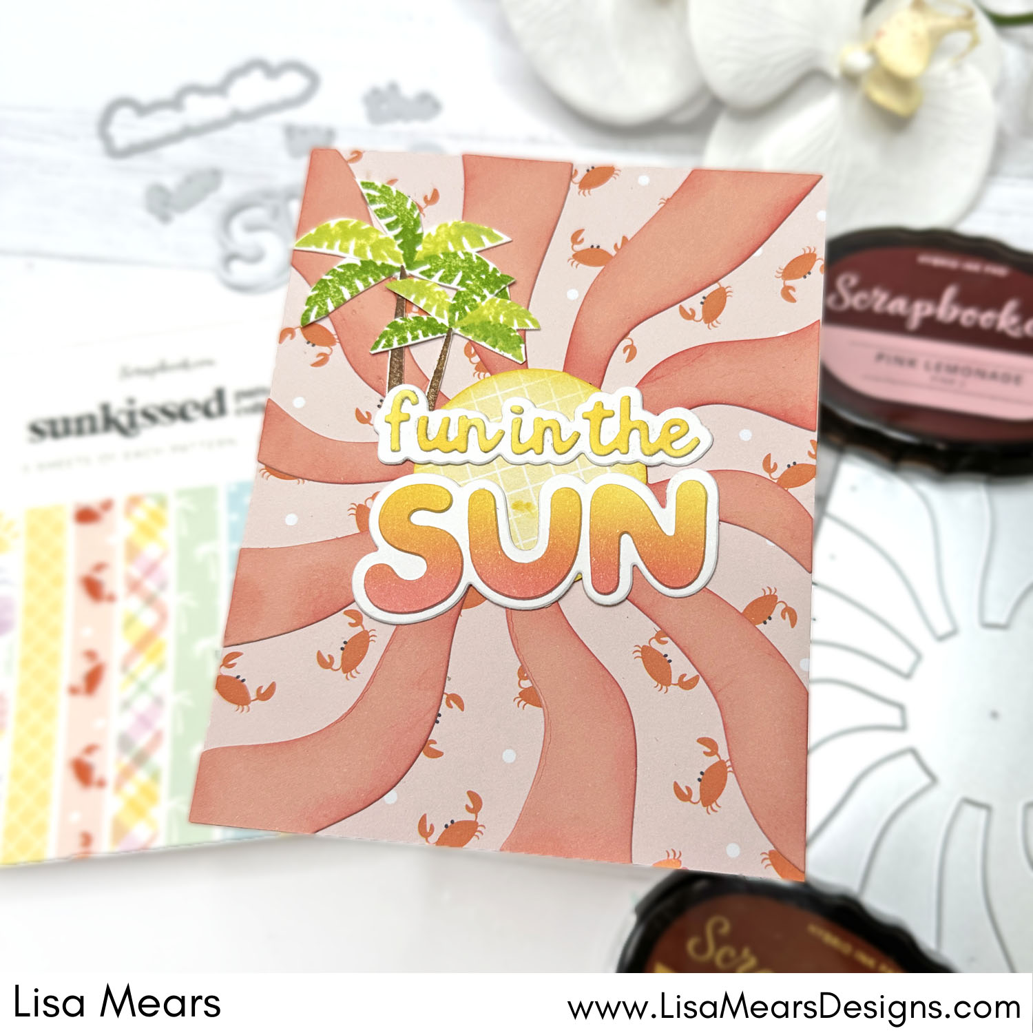 Scrapbook.com Fun in the Szun - SBC Wavy Sun - SBC Sunkissed Paper - SBC Hello Summer - 2L