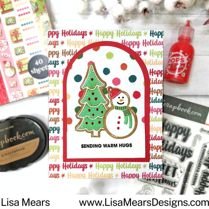 Gingerbread Holiday Cookies - Sweet Christmas - Gingerbread Pattern Paper - Christmas Cards - Scrapbook.com