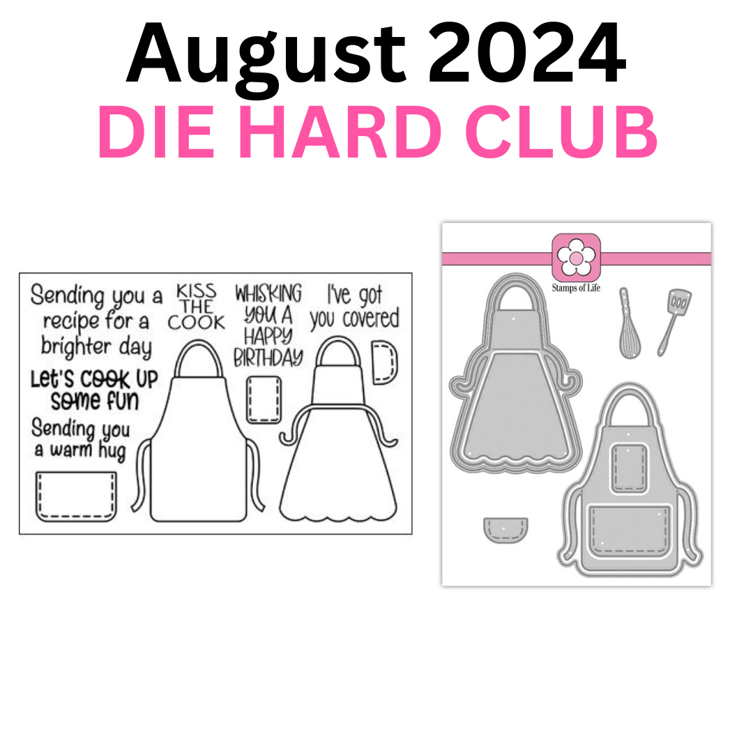 The Stamps of Life - stamp club - August 2024 - Awesome Aprons