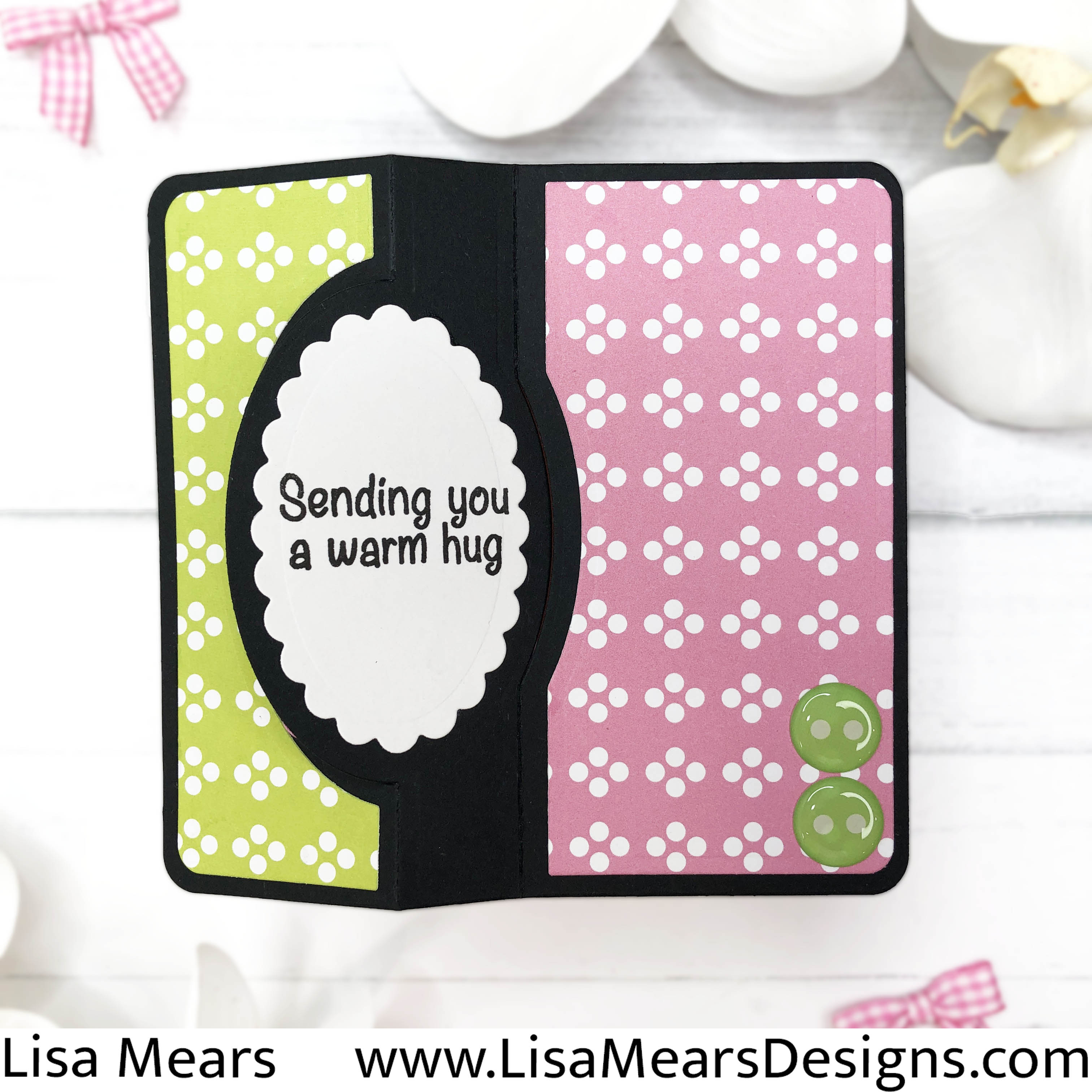 The Stamps of LIfe August 2024 Awesome Aprons Stamp Set - Thankful For You Card Kit - Ova Flip-it Card