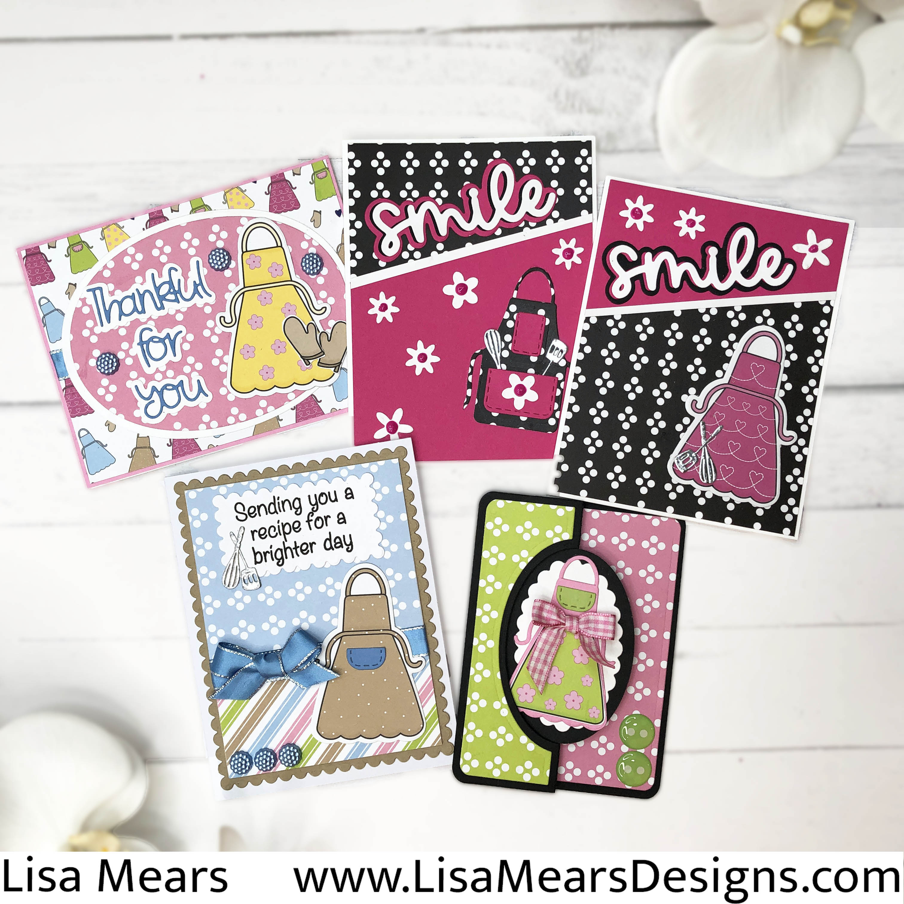 The Stamps of LIfe August 2024 Awesome Aprons Stamp Set - Thankful For You Card Kit