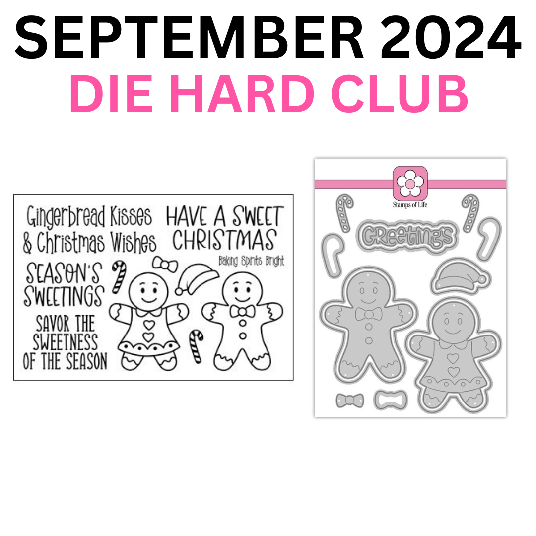 The Stamps of Life Die Hard club September 2024 - Gingerbread Fun