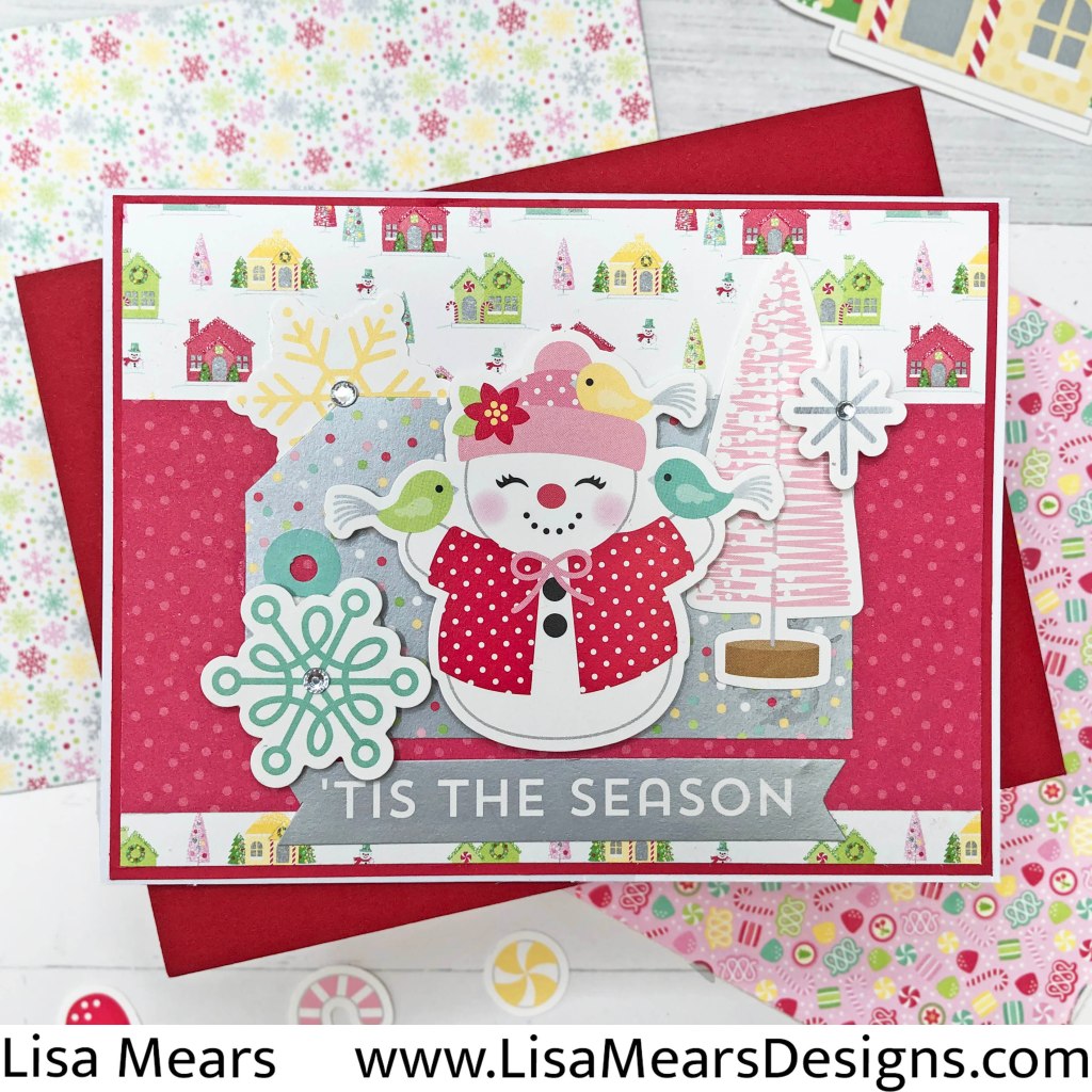 Doodlebug Design Tinsel Time - Christmas Cards with Pattern Paper