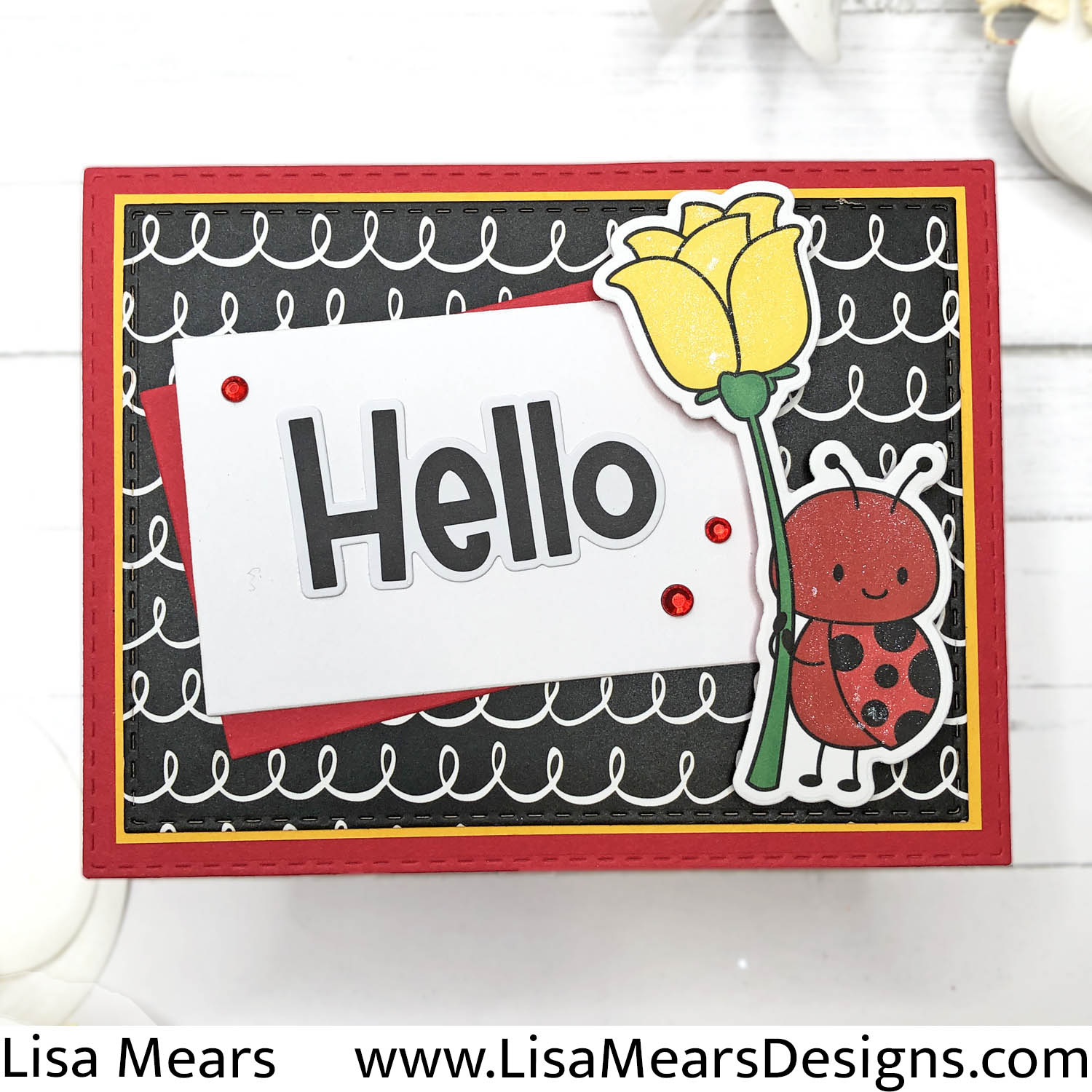 Stamps of Life Loveable Ladybugs Card