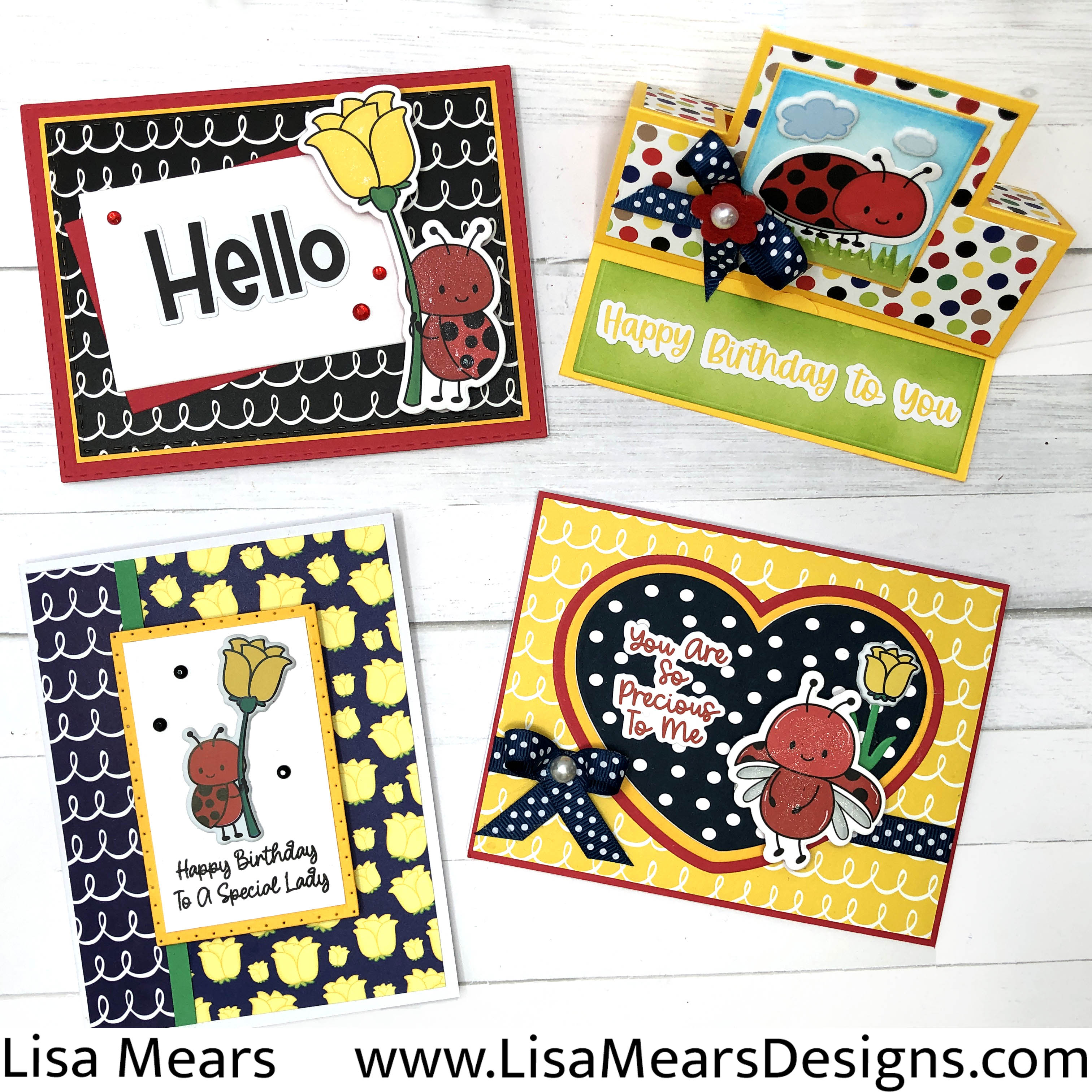 Stamps of Life - Loveable Ladybugs - Card kit