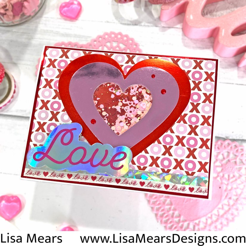 Michaels Recollections Sweet on You - Valentine's Day Cards - Shaker Card