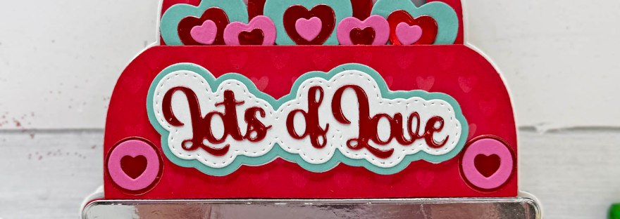 Valentine Car Shaped Card or Mini Album Scrap Diva Designs