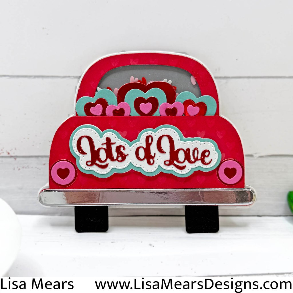 Valentine Car Shaped Card or Mini Album Scrap Diva Designs