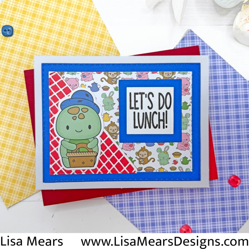 The Stamps of Life February 2025 Card Kit - Wishing You Happiness - Picnic Time Stamp Set