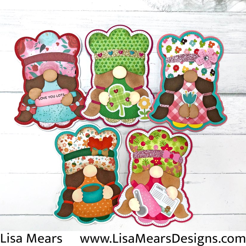 Seasonal Gnome Cards | Scrap Diva Designs Baker Gnome