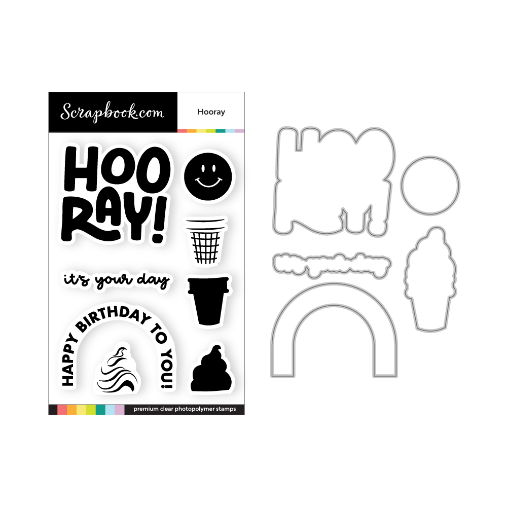 Scrapbook.com Hooray Stamp and Dies