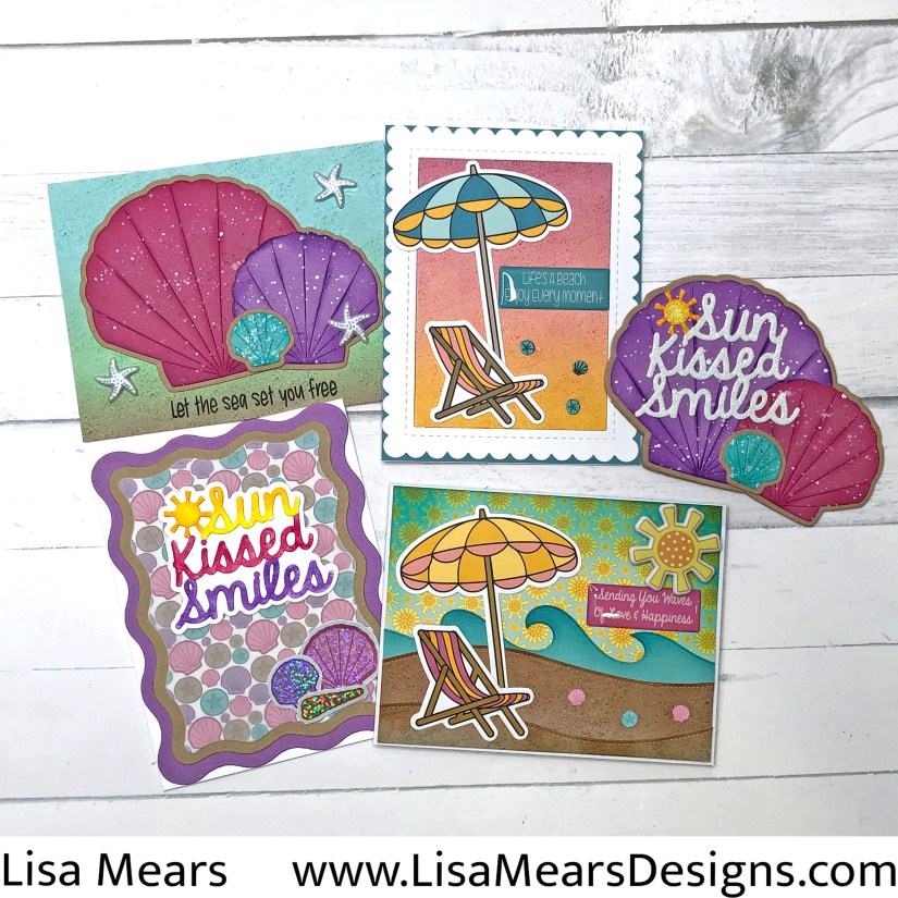 The Stamps of Life June 2025 Card Kit - Sun Kissed Smiles and Beach Time stamp set
