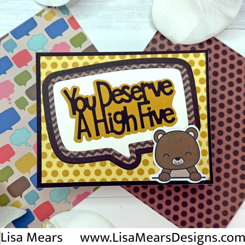 THE STAMPS OF LIFE CARD KIT - OCTOBER 2025 - YOU DESERVE A HIGH FIVE - PEEKING CRITTERS