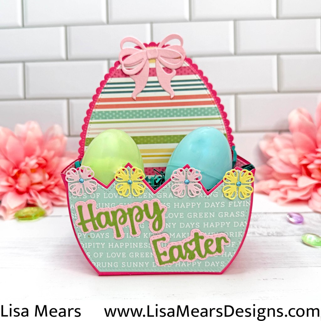 Scrap Diva Designs 3D Egg Pocket - Easter Basket