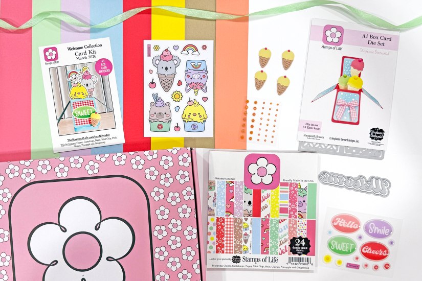 The Stamps of Life March 2026 Card Kit Club - Ice Cream Cuties