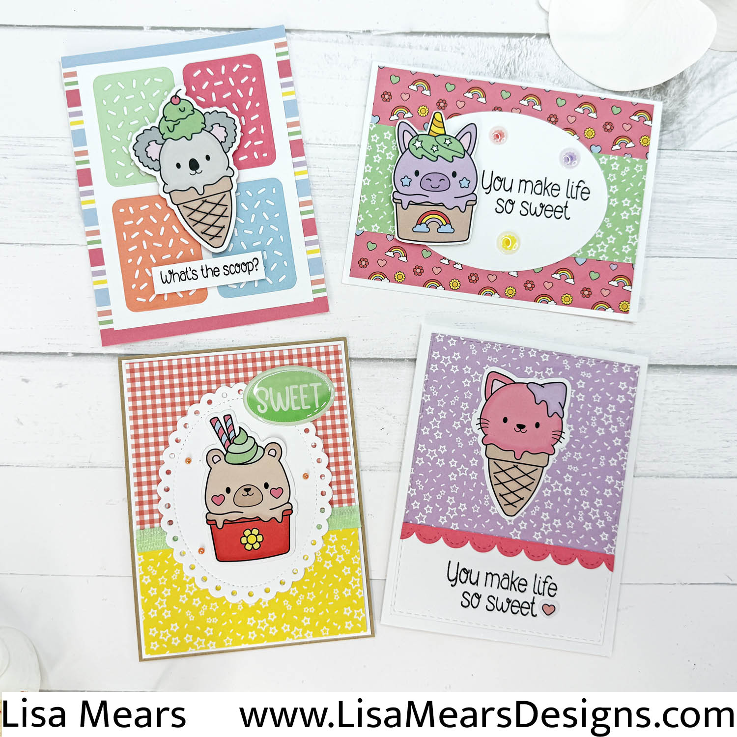 The Stamps of Life March 2026 Club Kits | Ice Cream Cuties – Lisa