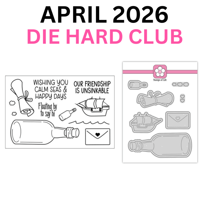 The Stamps of Life April 2026 Message in a Bottle Die Hard Club