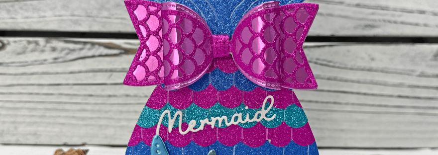 Mermaid Card - Scrap Diva Designs Mermaid Mini Album Die Set