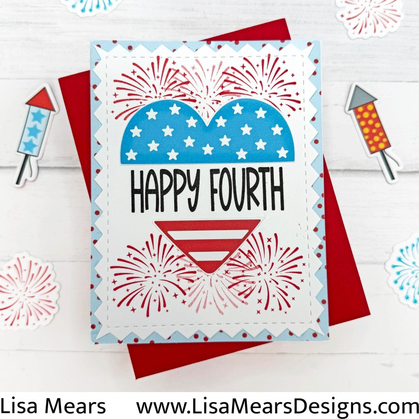 THE STAMPS OF LIFE CARD KIT Club MAY 26 FUN FIRECRACKER  SET WITH BOOMTASTIC CARD KIT