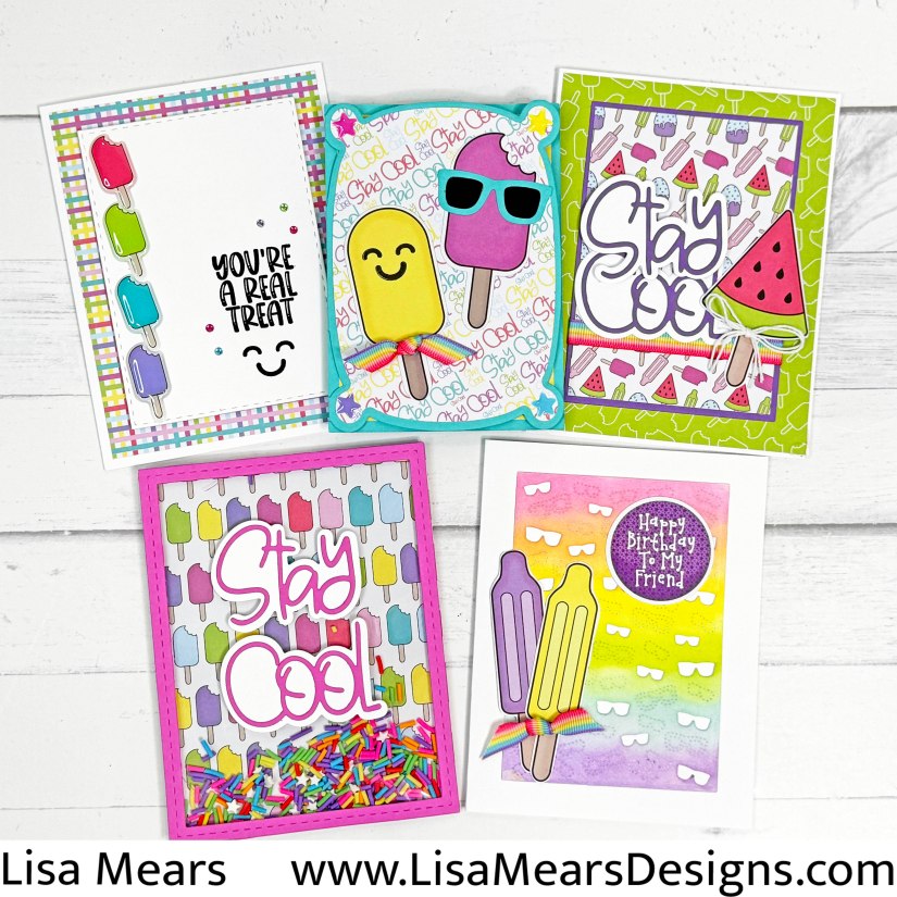 The Stamps of Life July 2026 Card Kit Stay Cool | Cool Ice Pops