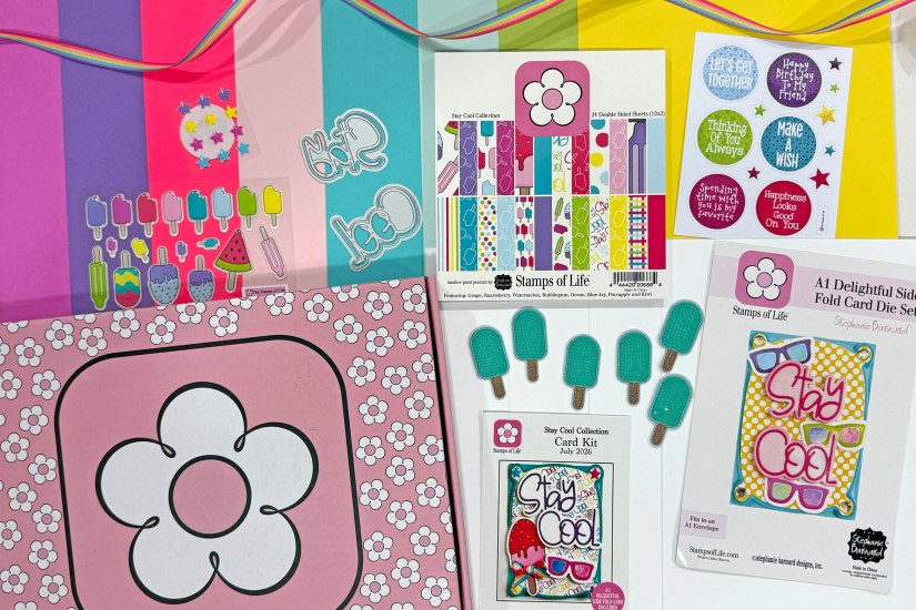 The Stamps of Life July 2026 Card Kit Stay Cool | Cool Ice Pops