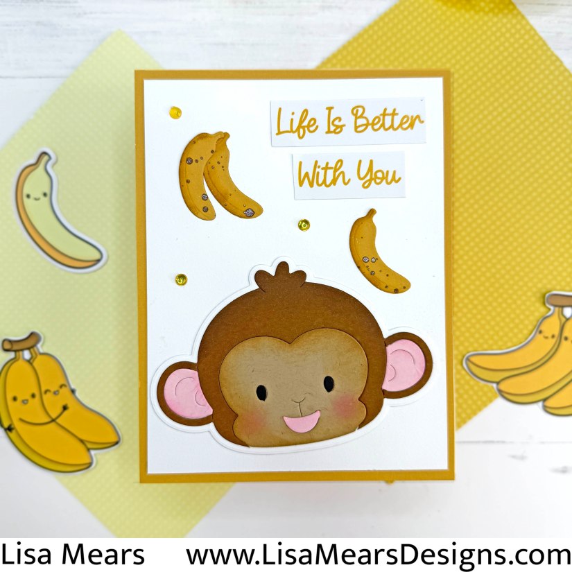 The Stamps of Life - Top Banana Card - That's Bananas Card kit