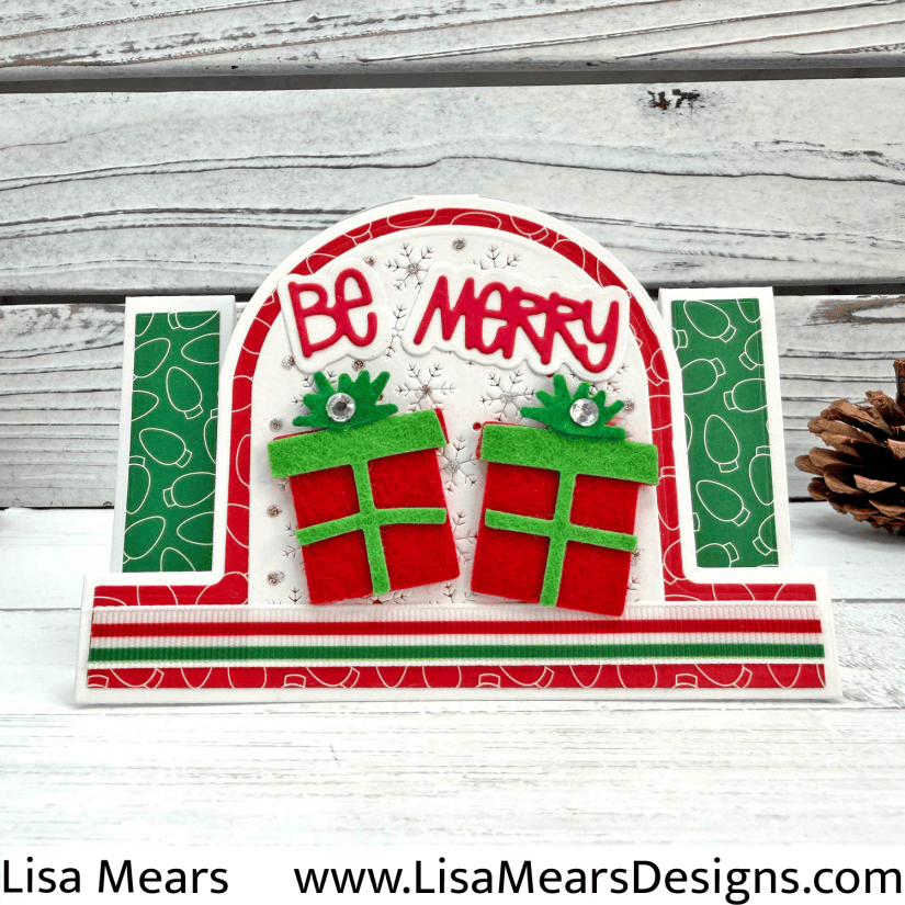 The Stamps of Life - So Many Christmas Lights Card - Step Up Card