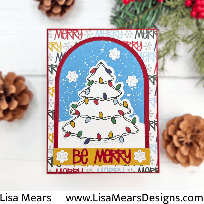 The Stamps of Life - So Many Christmas Lights Card