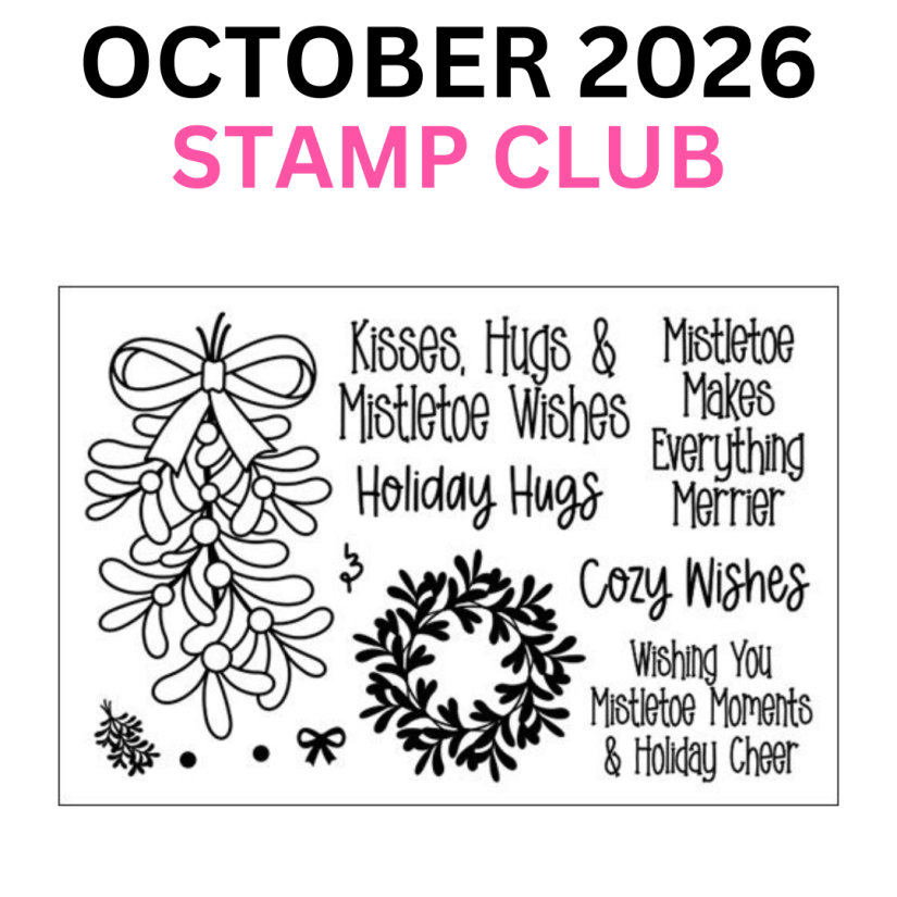 The Stamps of Life October 2026 Card Kit - Share the Joy/ Merry Mistletoe